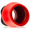 Oxballs Plug Tunnel Super Max Pighole XXXL Noir-Rouge 15 x 11.5cm